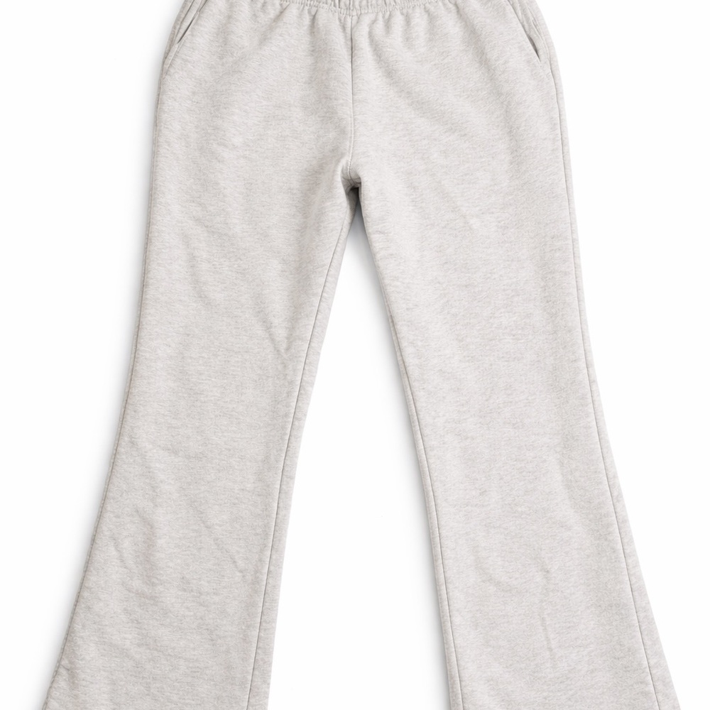 Gray Flared Sweatpants